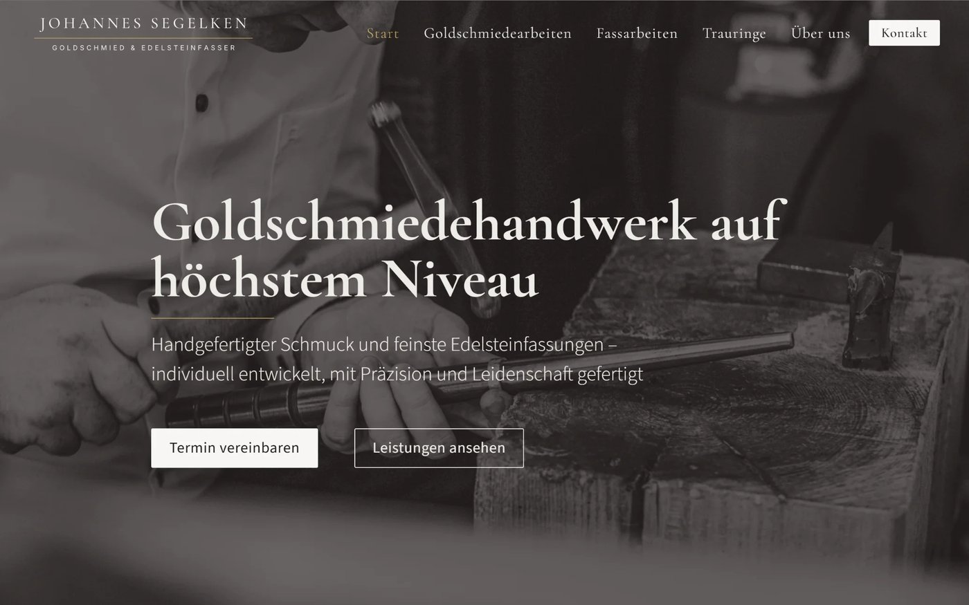 Website edelsteinfasser-segelken.de